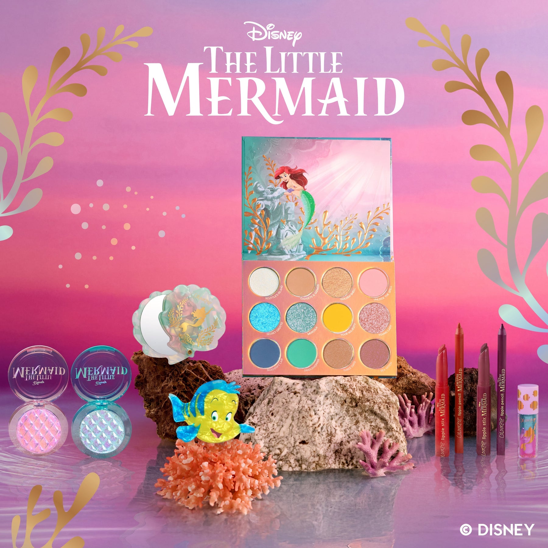 ColourPop and The Little Mermaid - Travel Edit